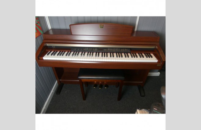 Used Yamaha CLP240 Satin Mahogany Digital Piano Complete Package (SN:GBRCNX01023) - Image 4